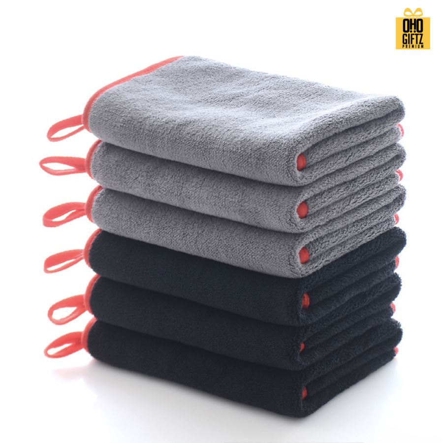 ผ้าไมโครเนื้อนุ่ม สำหรับเช็ดรถ  สกรีนโลโก้ ทำเป็นของพรีเมี่ยม ของชำร่วยได้