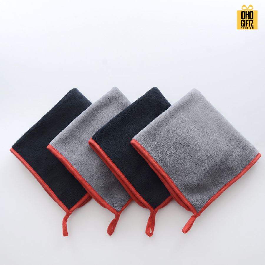 ผ้าไมโครเนื้อนุ่ม สำหรับเช็ดรถ  สกรีนโลโก้ ทำเป็นของพรีเมี่ยม ของชำร่วยได้