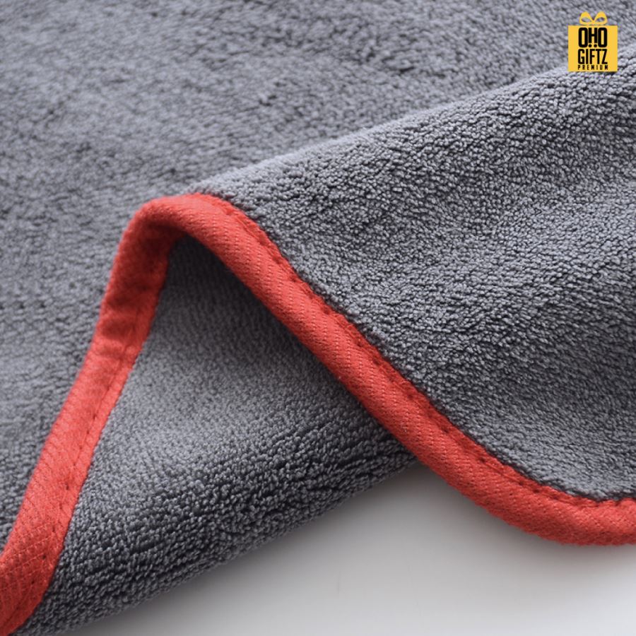 ผ้าไมโครเนื้อนุ่ม สำหรับเช็ดรถ  สกรีนโลโก้ ทำเป็นของพรีเมี่ยม ของชำร่วยได้