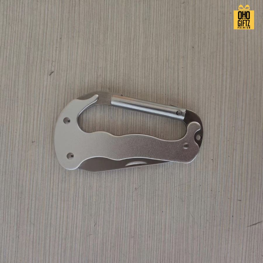 มีดพับหัวคล้องเกี่ยว สกรีนโลโก้ ทำเป็นของพรีเมี่ยมได้