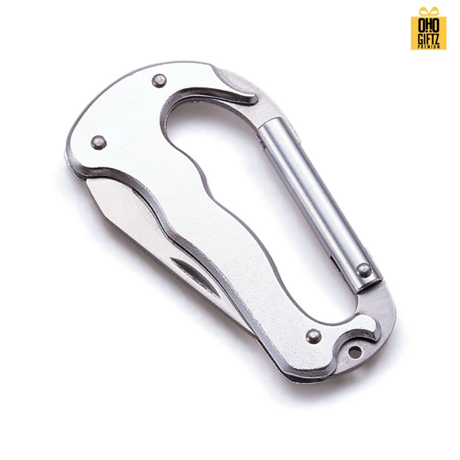 มีดพับหัวคล้องเกี่ยว สกรีนโลโก้ ทำเป็นของพรีเมี่ยมได้