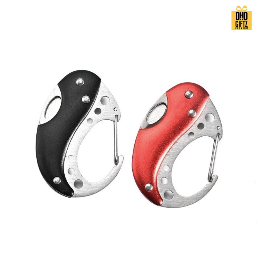 มีดพับหัวคล้องเกี่ยว สกรีนโลโก้ ทำเป็นของพรีเมี่ยมได้