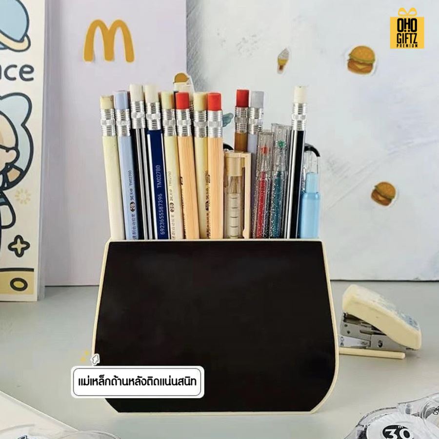 ชุดตัวหนีบถุงขนมเฟรนซ์ฟรายซ์ พร้อมกล่องใส่ เป็นแม่เหล็กติดตู้เย็นได้  สกรีนโลโก้ ทำเป็นของพรีเมี่ยมได้