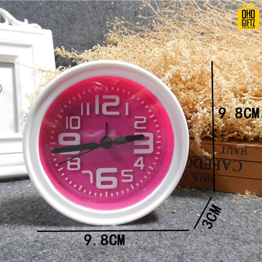 นาฬิกาตั้งโต๊ะสีคัลเลอร์ฟูล สกรีนโลโก้ ทำเป็นของพรีเมี่ยมได้