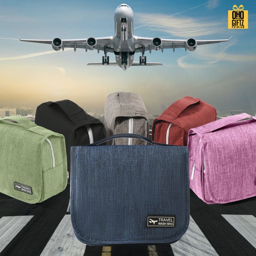 กระเป๋าใส่ของอาบน้ำ สกรีนโลโก้ ทำเป็นของพรีเมี่ยมได้