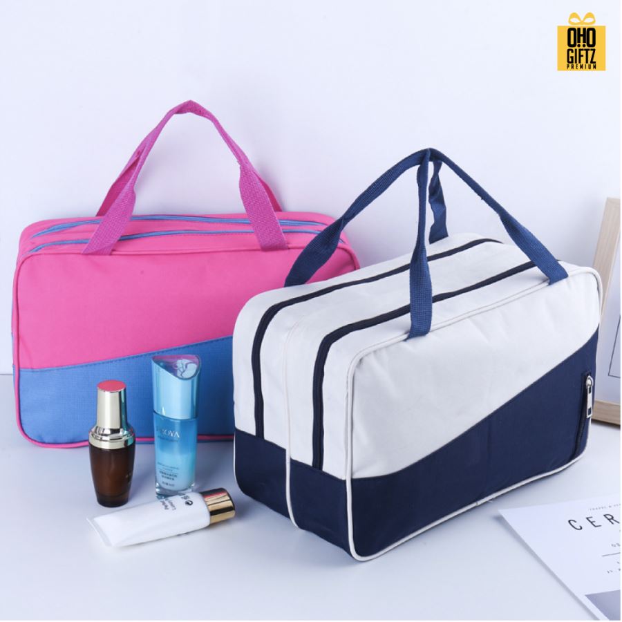 กระเป๋าใส่อุปกรณ์อาบน้ำ สกรีนโลโก้ ทำเป็นของพรีเมี่ยมได้