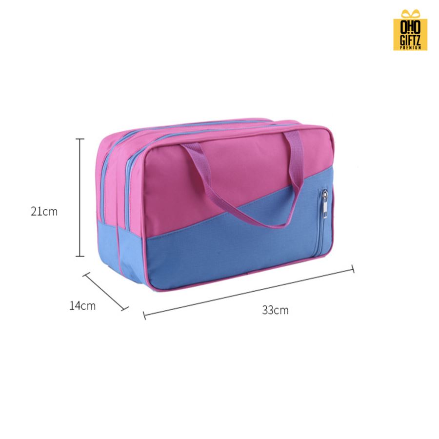 กระเป๋าใส่อุปกรณ์อาบน้ำ สกรีนโลโก้ ทำเป็นของพรีเมี่ยมได้