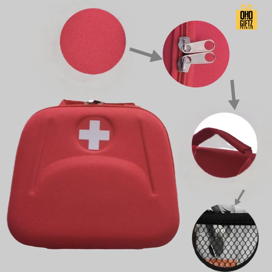 กระเป๋าสะพายใส่ยา อุปกรณ์ สกรีนชื่อ สกรีนโลโก้ ทำเป็นของพรีเมี่ยมได้ 