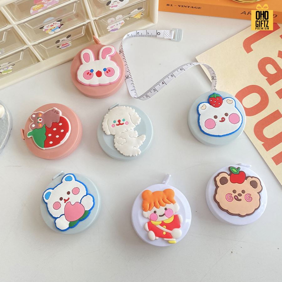 สายวัดการ์ตูนน่ารัก สกรีนโลโก้ ทำของพรีเมี่ยมได้