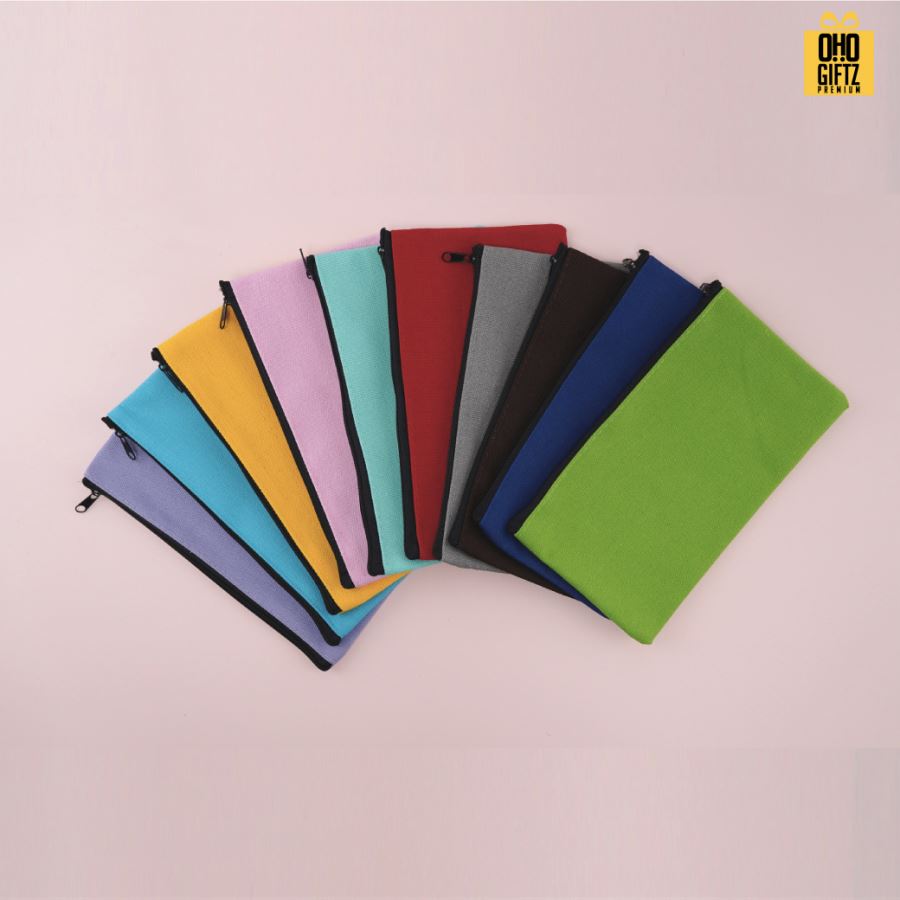 กระเป๋าใส่ดินสอ สกรีนโลโก้  ทำเป็นของพรีเมี่ยม