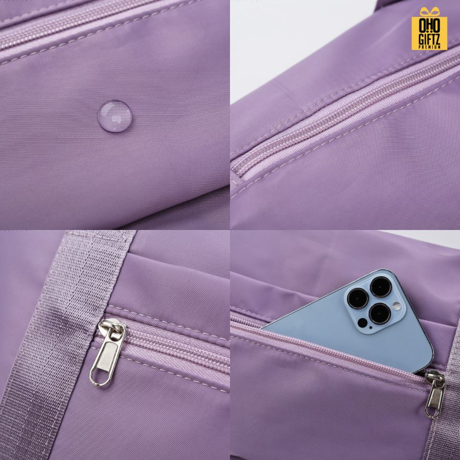กระเป๋าใส่ของเดินทางพับได้ยืดได้ 3 ชั้น สกรีนชื่อ สกรีนโลโก้  ทำเป็นของพรีเมี่ยมได้