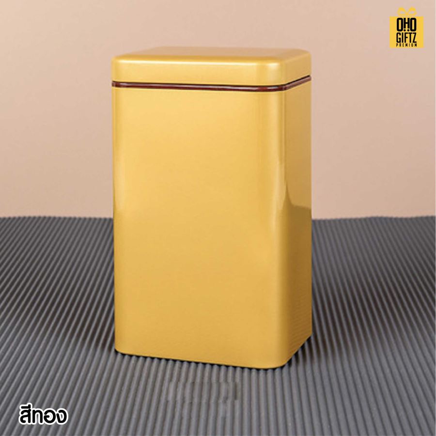 กระป๋องโลหะเคลือบ สกรีนโลโก้ ทำเป็นของพรีเมี่ยม ของชำร่วยได้