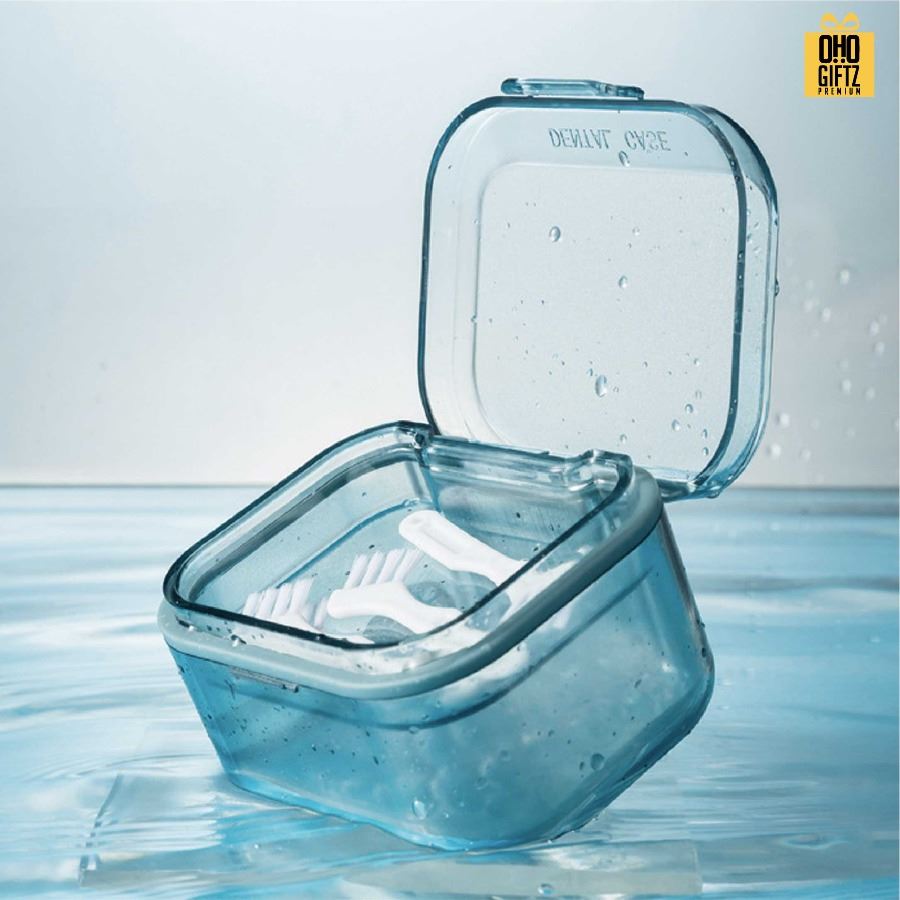 กล่องใส่รีเทนเนอร์ สกรีนโลโก้  ทำเป็นของพรีเมี่ยมได้