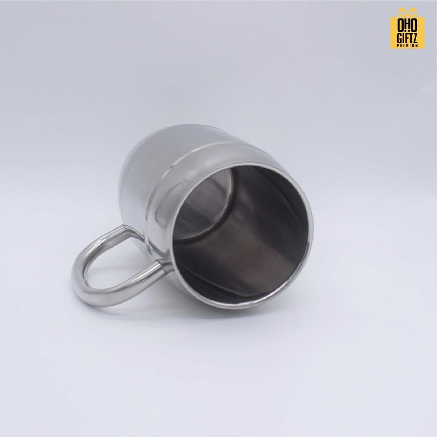 แก้วเบียร์สแตนเลส สกรีนโลโก้ ทำเป็นของพรีเมี่ยมได้