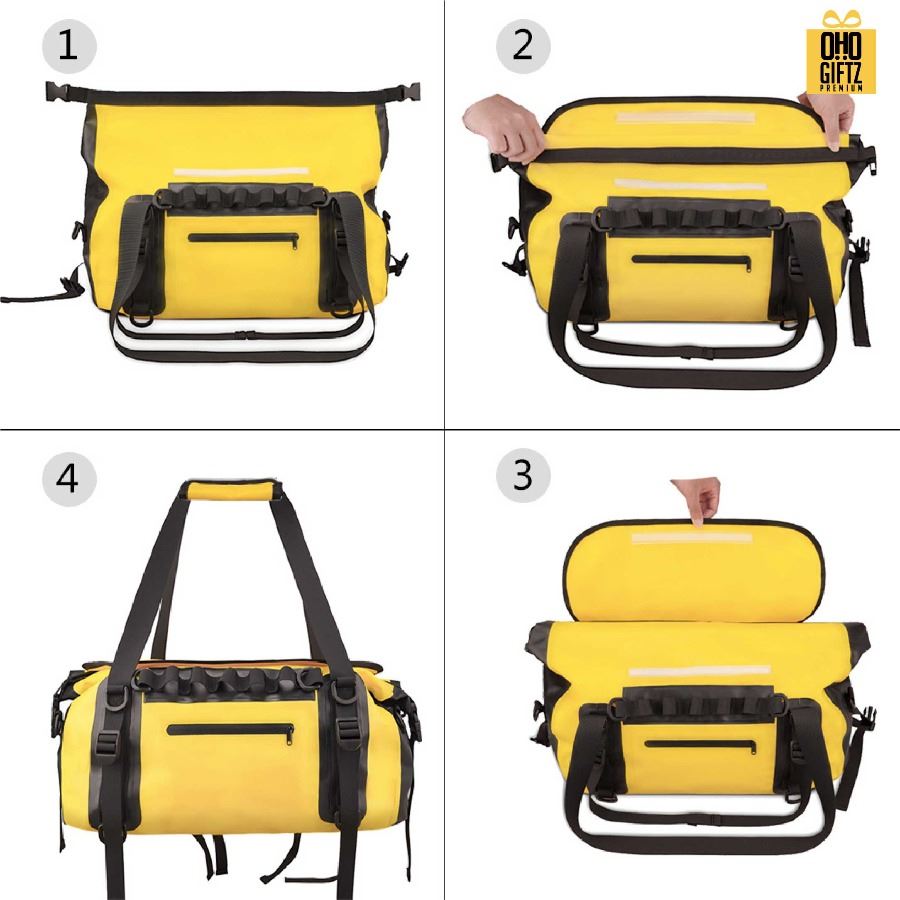 กระเป๋า PVC สะพายหลัง สกรีนโลโก้ ทำเป็นของพรีเมี่ยมได้