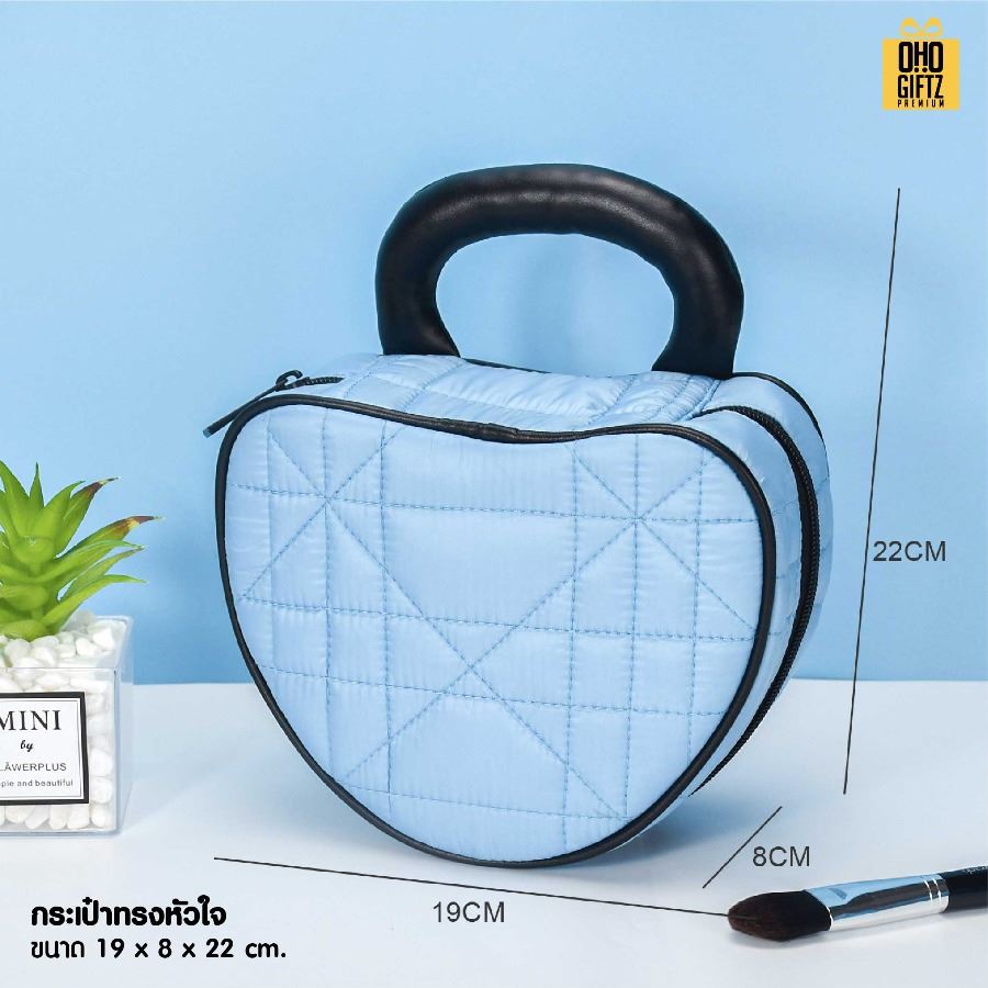 กระเป๋า Puffy สกรีนโลโก้ ทำเป็นของพรีเมี่ยมได้