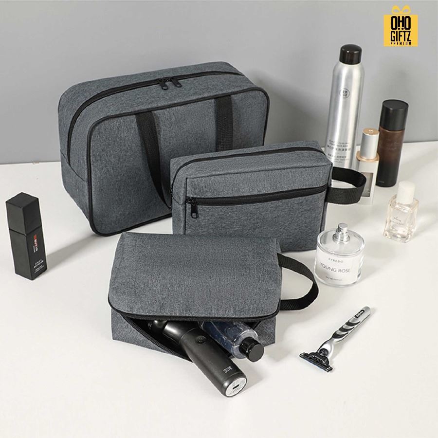 กระเป๋าใส่เครื่องสำอาง สกรีนโลโก้ ทำเป็นของพรีเมี่ยมได้