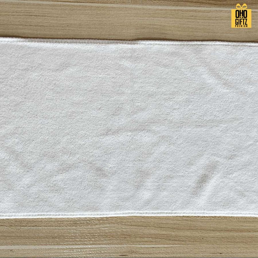 ผ้าเช็ดผมผ้าขนหนู ผลิตโลโก้ ติดลาเบล ทำเป็นของพรีเมี่ยมได้