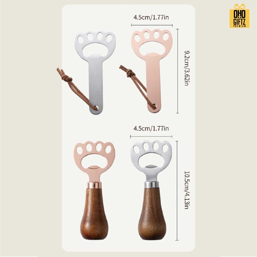 ที่เปิดขวดอุ้งเท้าสัตว์ สกรีนไม่จำกัดสี สกรีนโลโก้ ทำเป็นของพรีเมี่ยมได้