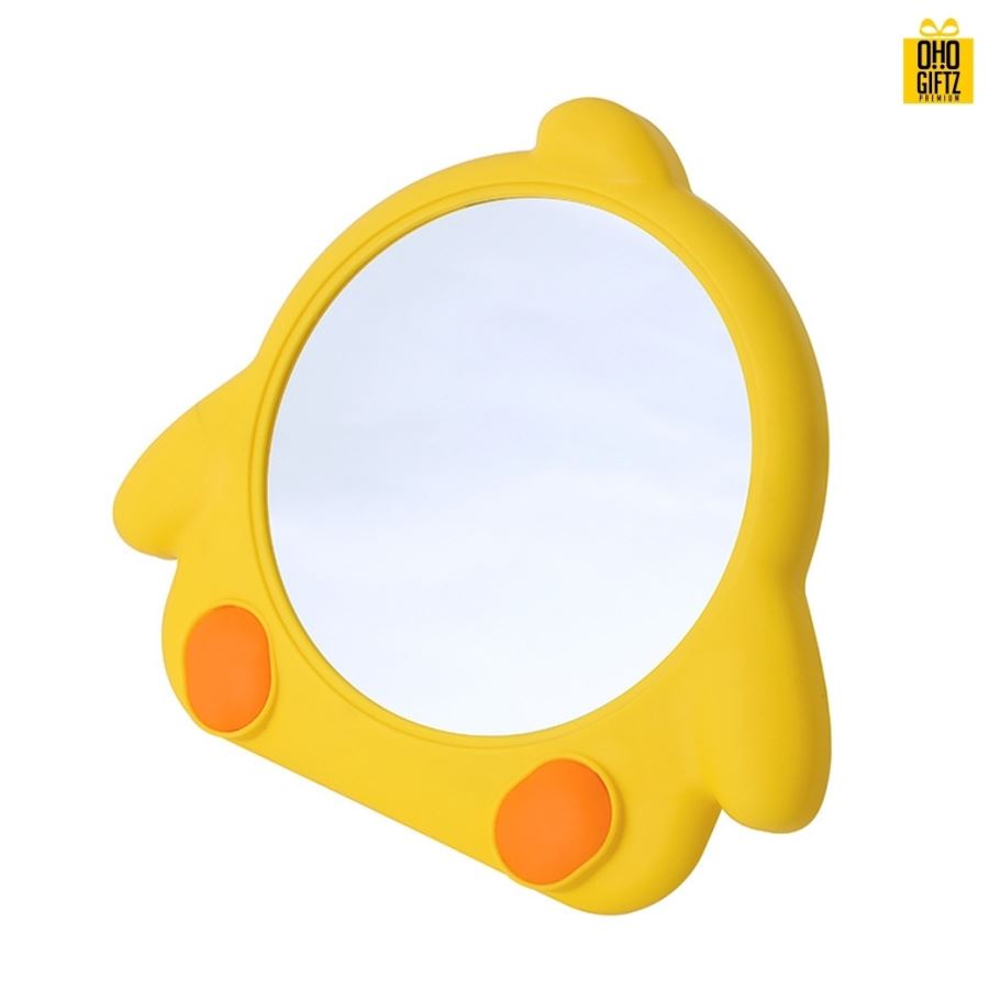 กระจกตั้งโต๊ะทรงลูกเจี๊ยบ สกรีนชื่อ สกรีนโลโก้  ทำเป็นของพรีเมี่ยมได้