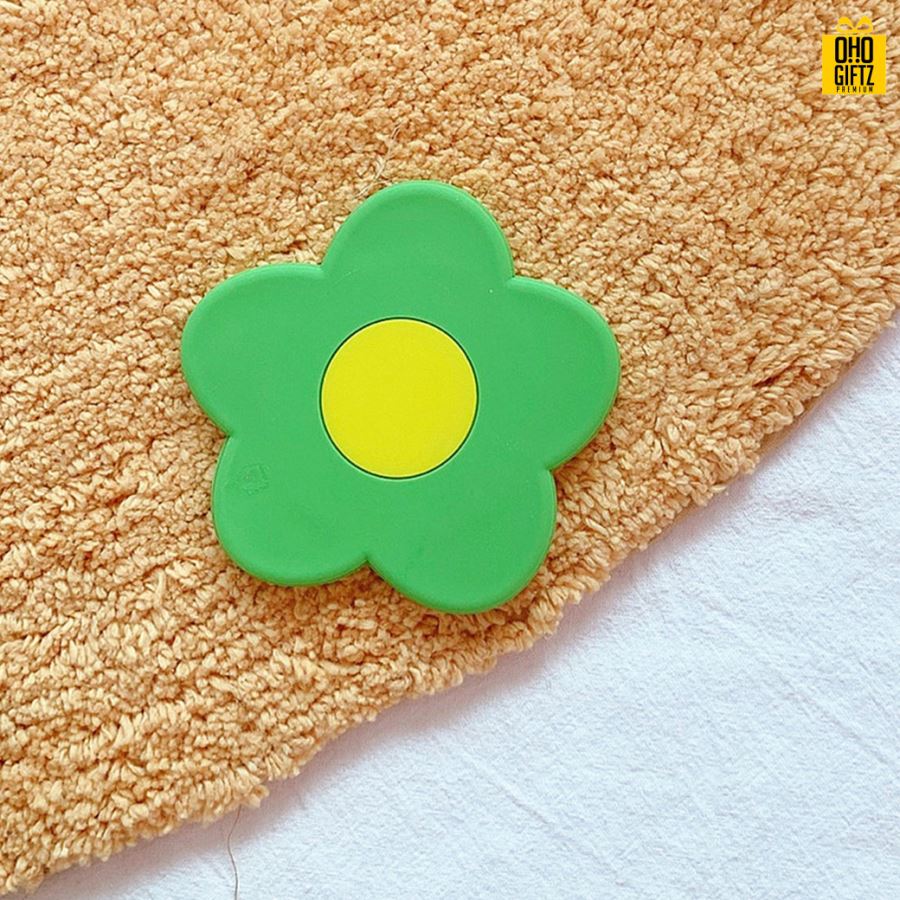 กระจกดอกไม้ สกรีนชื่อ สกรีนโลโก้  ทำเป็นของพรีเมี่ยมได้