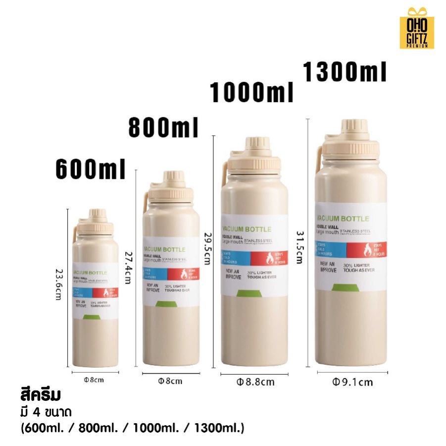 กระบอกน้ำสแตนเลสฝาล็อคอย่างดี สกรีนโลโก้ ทำเป็นของพรีเมี่ยมได้