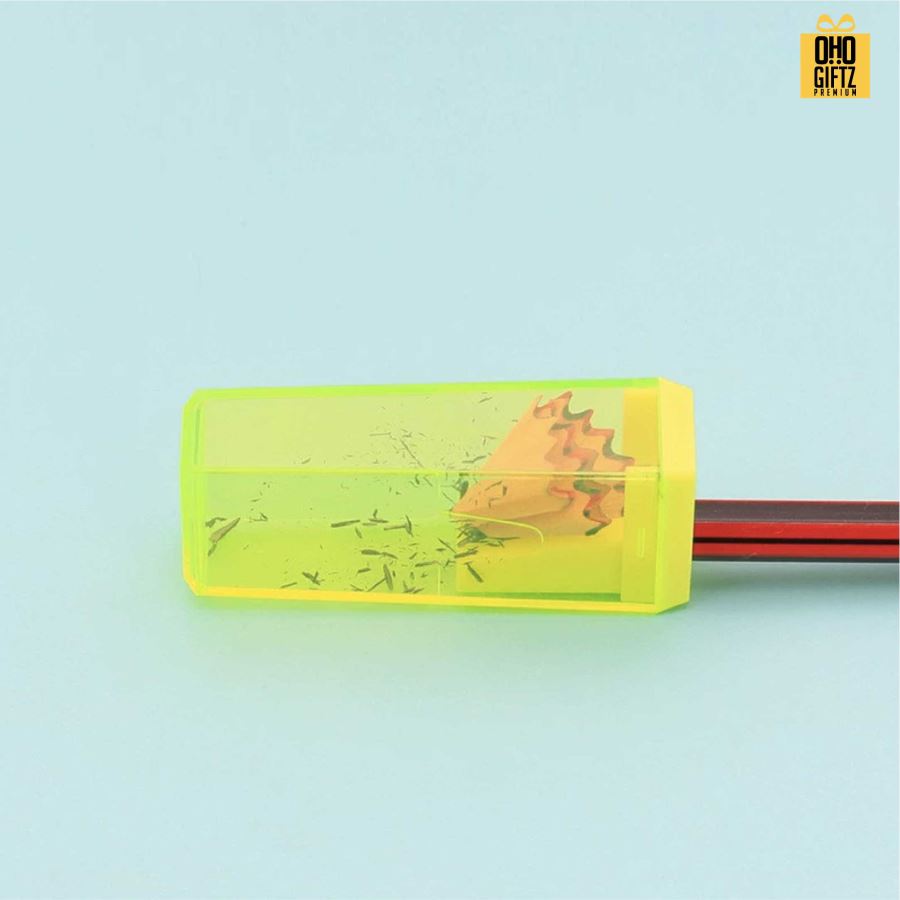 กบเหลาดินสอทรงยาว สกรีนโลโก้ ทำเป็นของพรีเมี่ยมได้