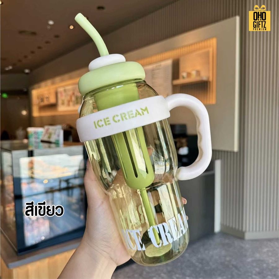 ถ้วยน้ำพลาสติกขนาดใหญ่ สกรีนโลโก้ ทำเป็นของพรีเมี่ยมได้