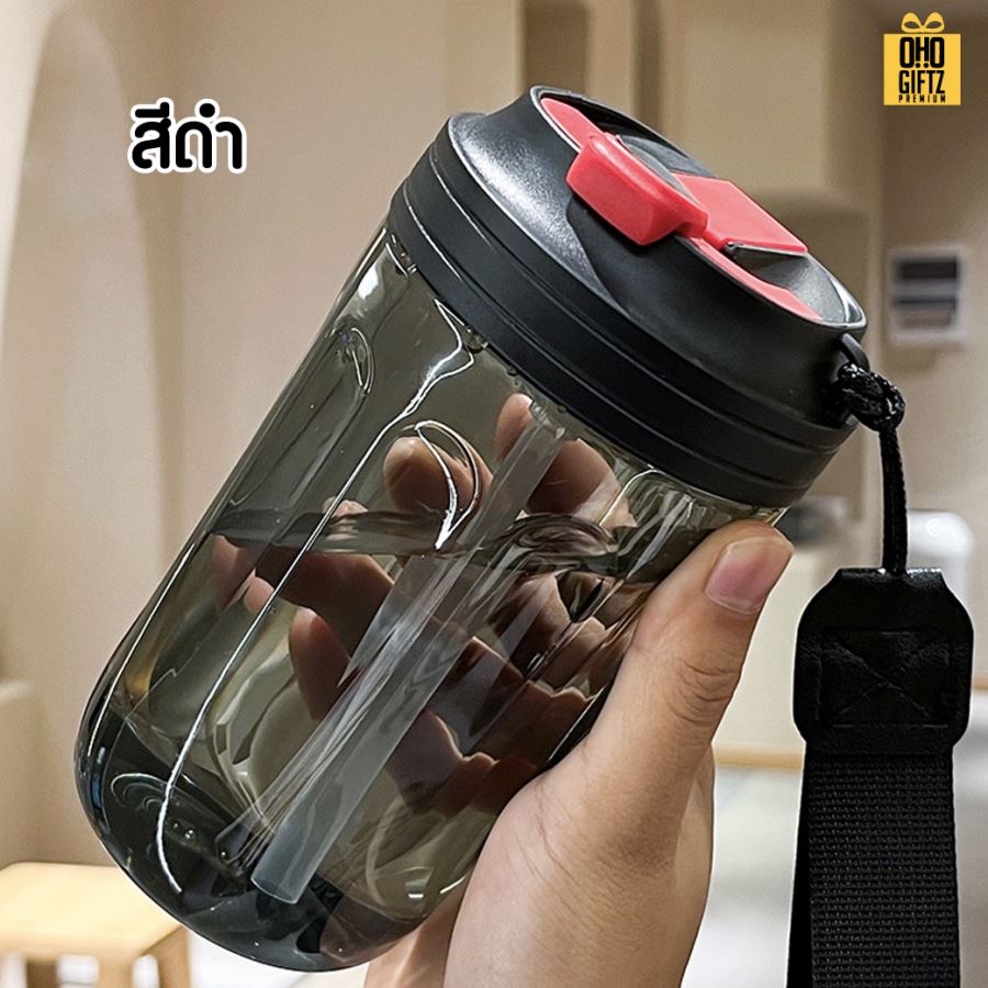 ถ้วยน้ำพลาสติกสีใส สกรีนโลโก้ ทำเป็นของพรีเมี่ยมได้