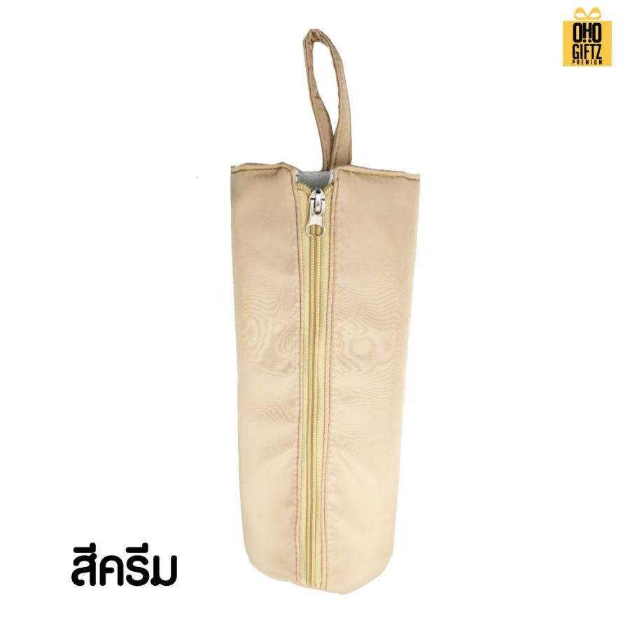 กระเป๋าผ้าเก็บที่หนีบผม สกรีนโลโก้ ทำเป็นของพรีเมี่ยมได้