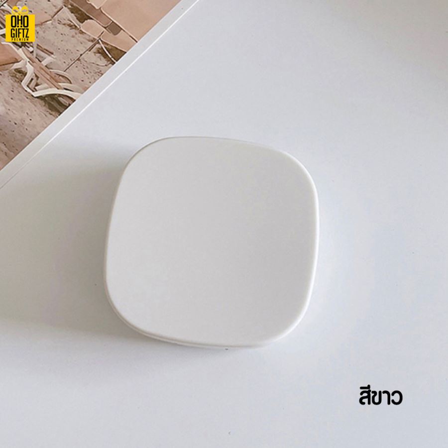 กล่องใส่คอนแทคเลนส์ ทรงสี่เหลี่ยมแบบพกพา สกรีนชื่อ  สกรีนโลโก้ทำเป็นของพรีเมี่ยมได้ 