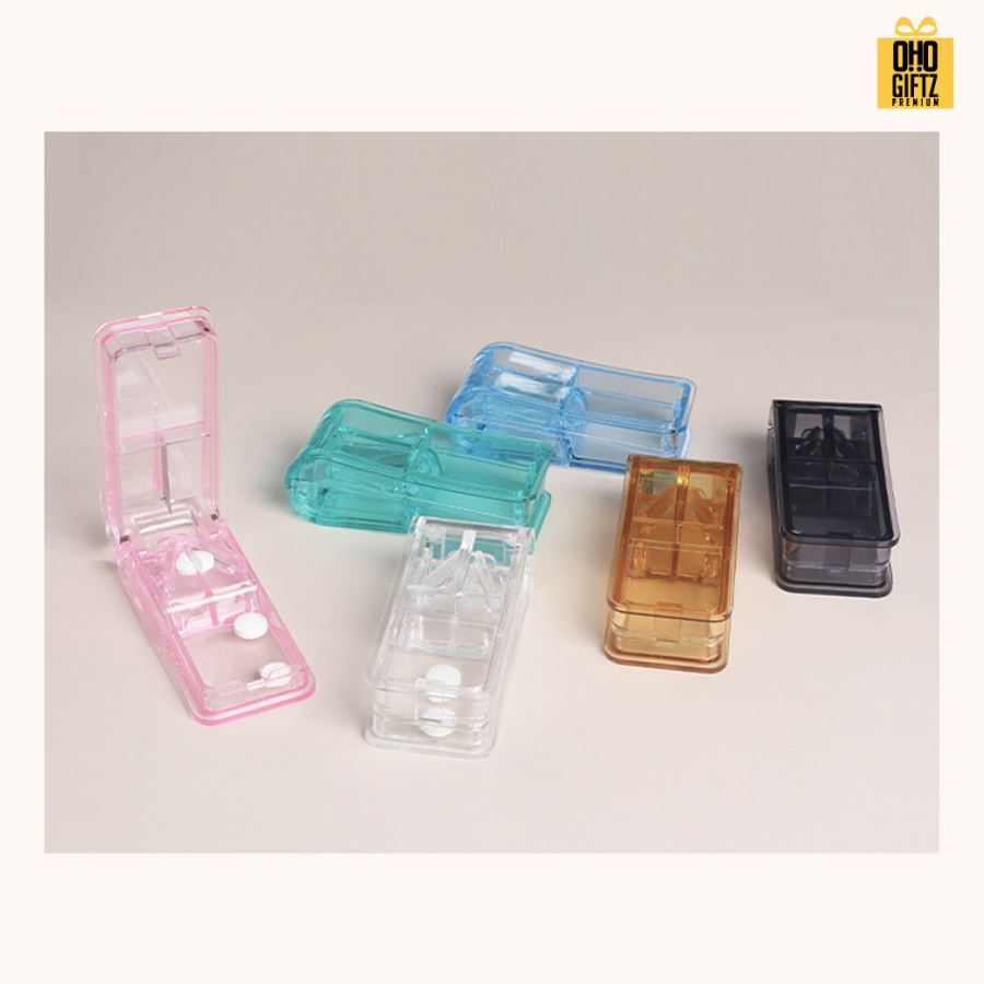 กล่องตัดเม็ดยา สกรีนชื่อ สกรีนโลโก้ ทำเป็นของพรีเมี่ยมได้ 