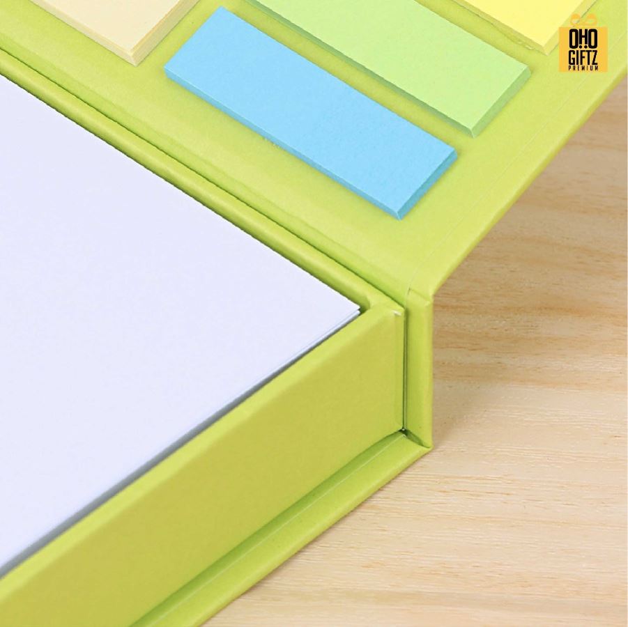 กระดาษโน๊ตพร้อม Notepad สกรีนโลโก้ ทำเป็นของพรีเมี่ยม ของชำร่วยได้