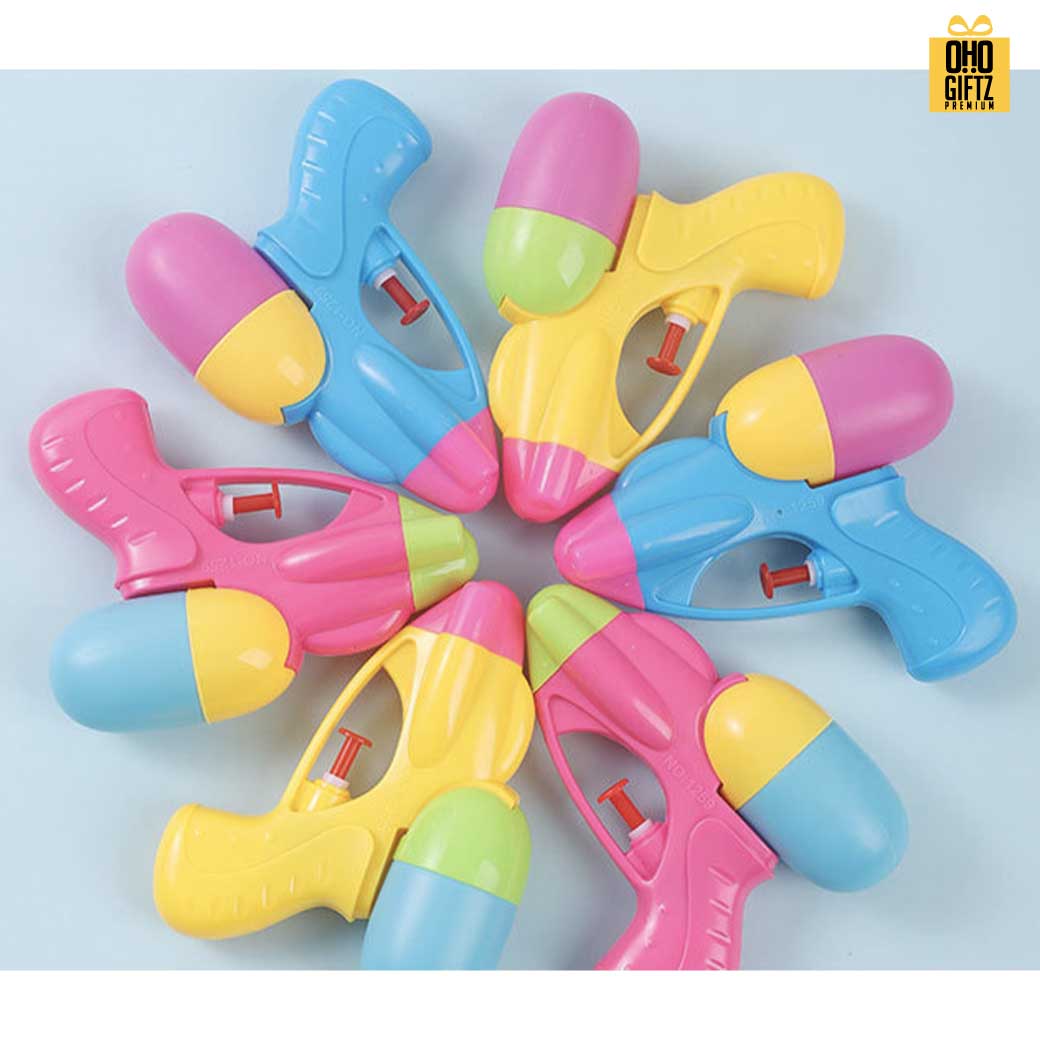 ปืนฉีดน้ำสีสดใส ไซต์มินิ สกรีนโลโก้ ทำเป็นของพรีเมี่ยม