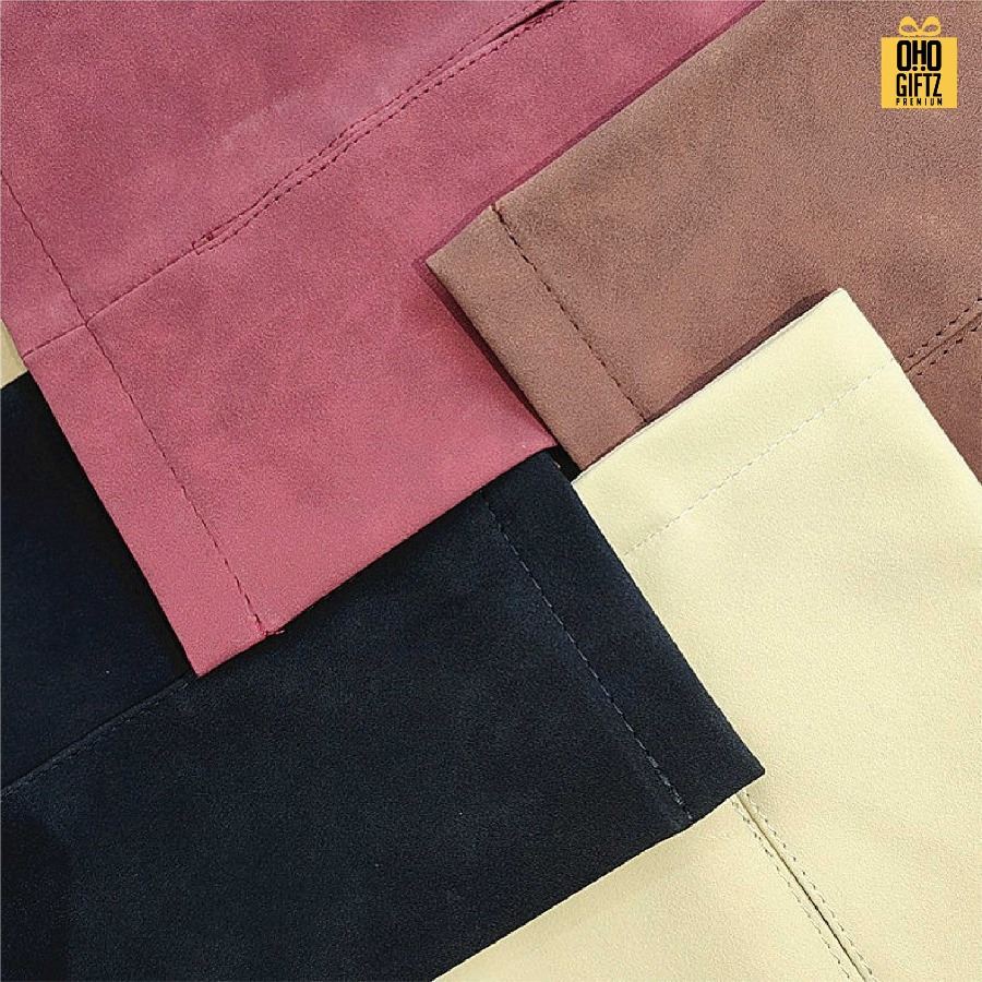 กระเป๋าใส่ทิชชู่หนังกลับสุดหรู สกรีนโลโก้ ทำเป็นของพรีเมี่ยมได้