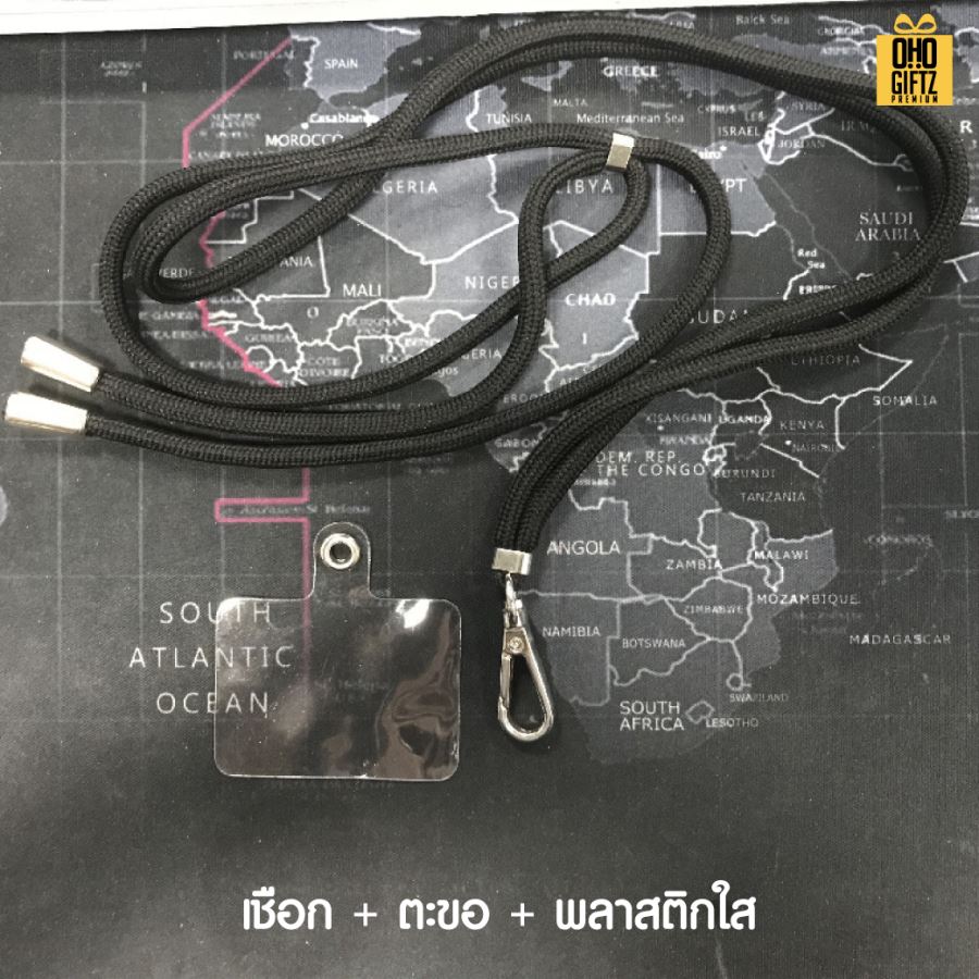 สายห้อยมือถือพร้อมที่ติดกับมือถือ สกรีนโลโก้ ทำเป็นของพรีเมี่ยมได้