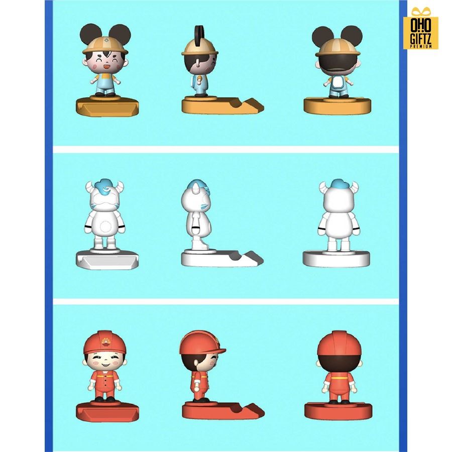 ตุ๊กตาตั้งมือถือ Art toy Soft PVC ดีไซน์ตามต้องการ ออกแบบดีไซน์ได้ตามต้องการ 