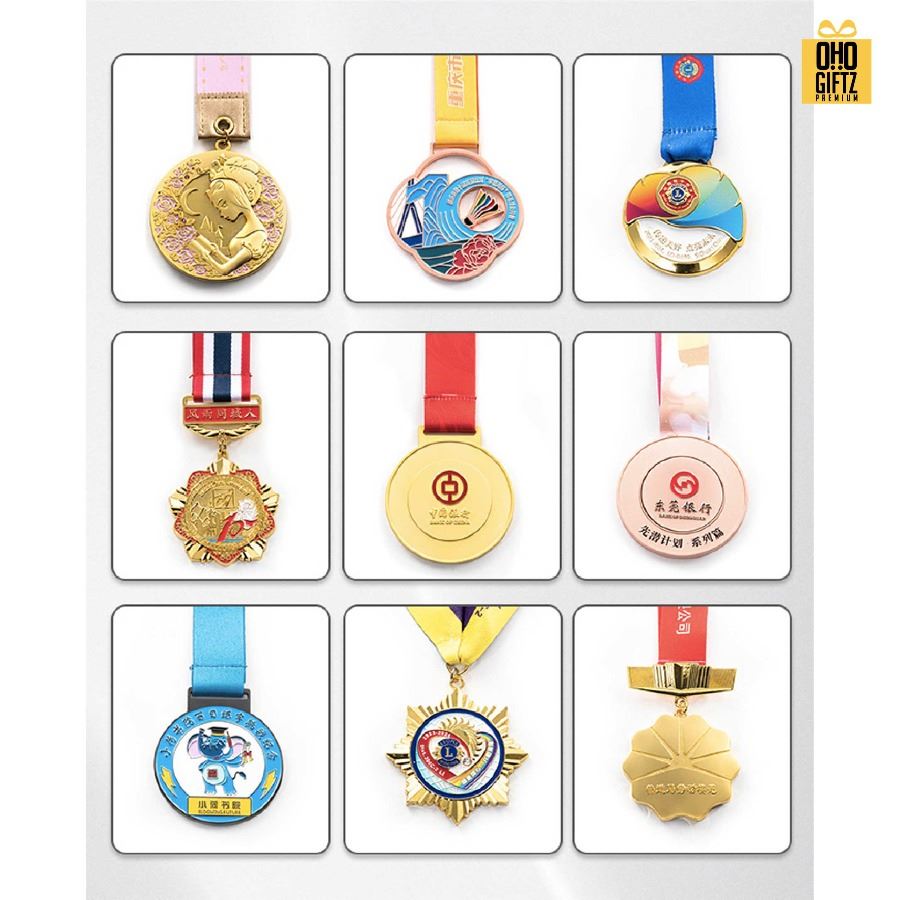 รับผลิตเหรียญรางวัลโลหะเคลือบสี ดีไซน์ตามต้องการ สกรีนชื่อ สกรีนโลโก้ ทำเป็นของพรีเมี่ยมได้