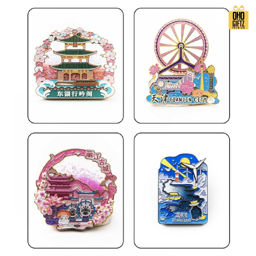 รับผลิตแม่เหล็กติดตู้เย็นโลหะเคลือบสี ดีไซน์ตามต้องการ สกรีนโลโก้ ทำเป็นของพรีเมี่ยมได้