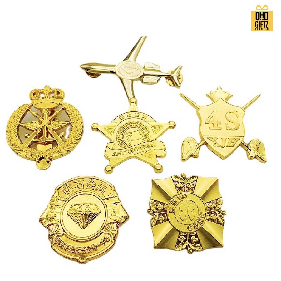 เข็มกลัดโลหะเคลือบสี ดีไซน์ตามต้องการ ทำเป็นของพรีเมี่ยม ของที่ระลึก ของชำร่วย