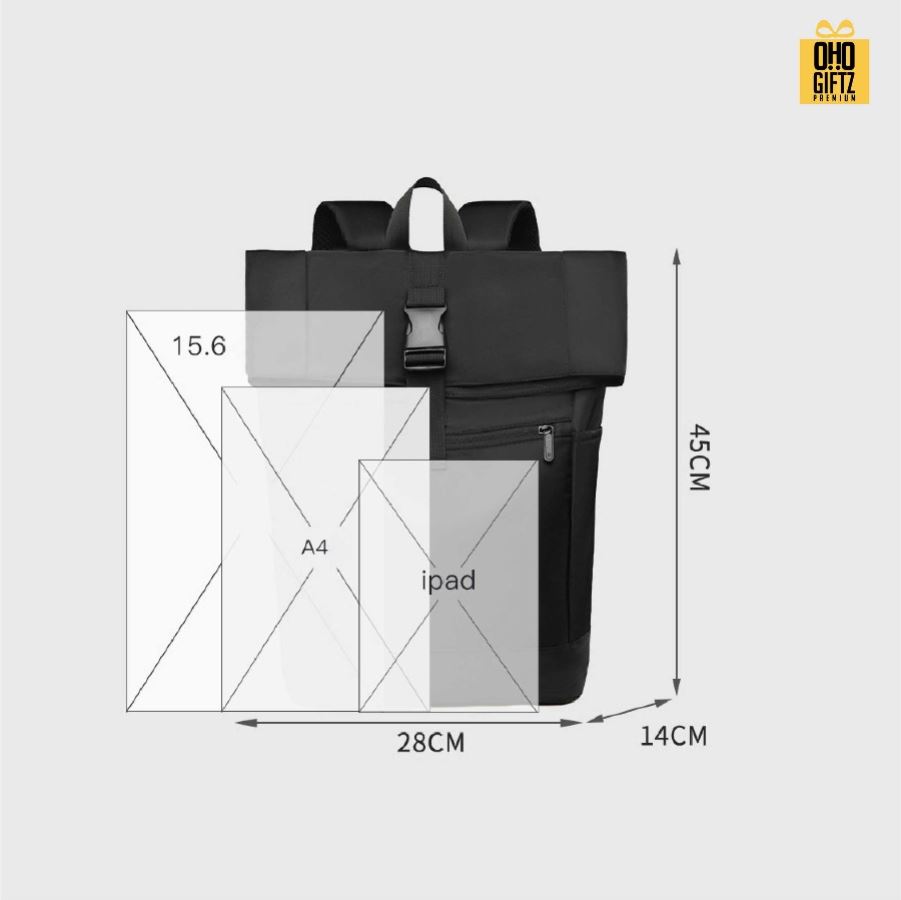 กระเป๋าเป้สะพายหลังกันน้ำ สกรีนโลโก้ ทำเป็นของพรีเมี่ยม
