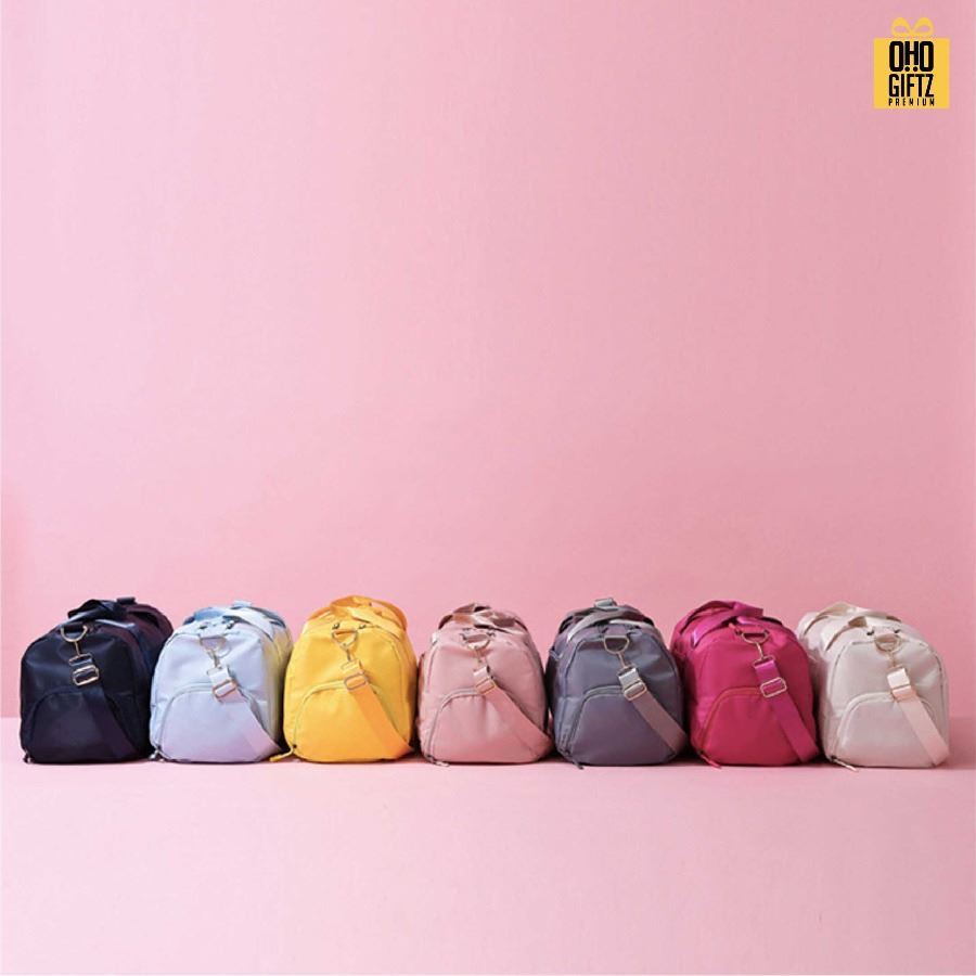 กระเป๋าฟิตเนส สกรีนโลโก้ ทำเป็นของพรีเมี่ยมได้