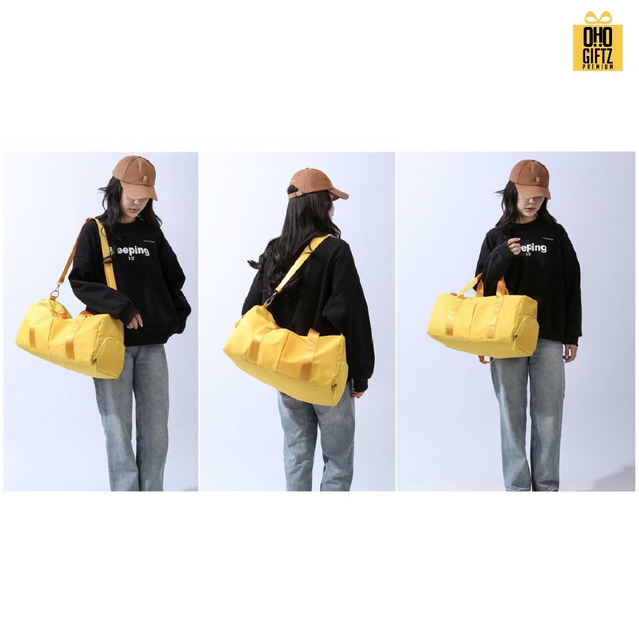 กระเป๋าฟิตเนส สกรีนโลโก้ ทำเป็นของพรีเมี่ยมได้