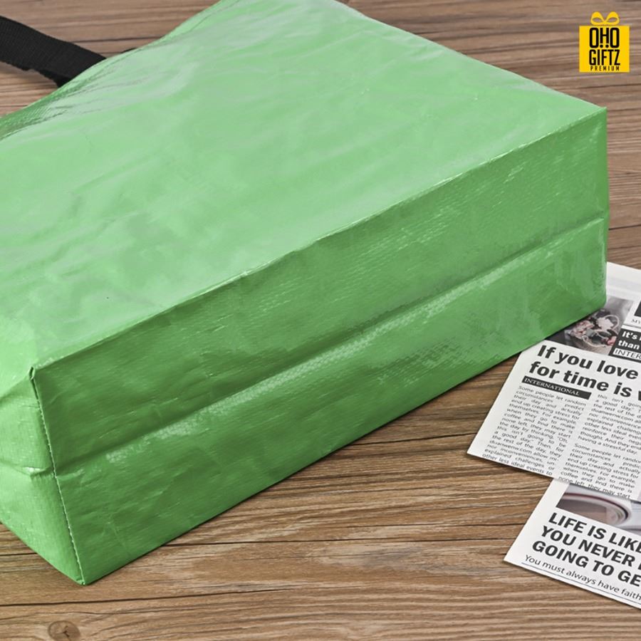 กระเป๋าผ้ากระสอบ PP สกรีนโลโก้ ทำเป็นของพรีเมี่ยมได้