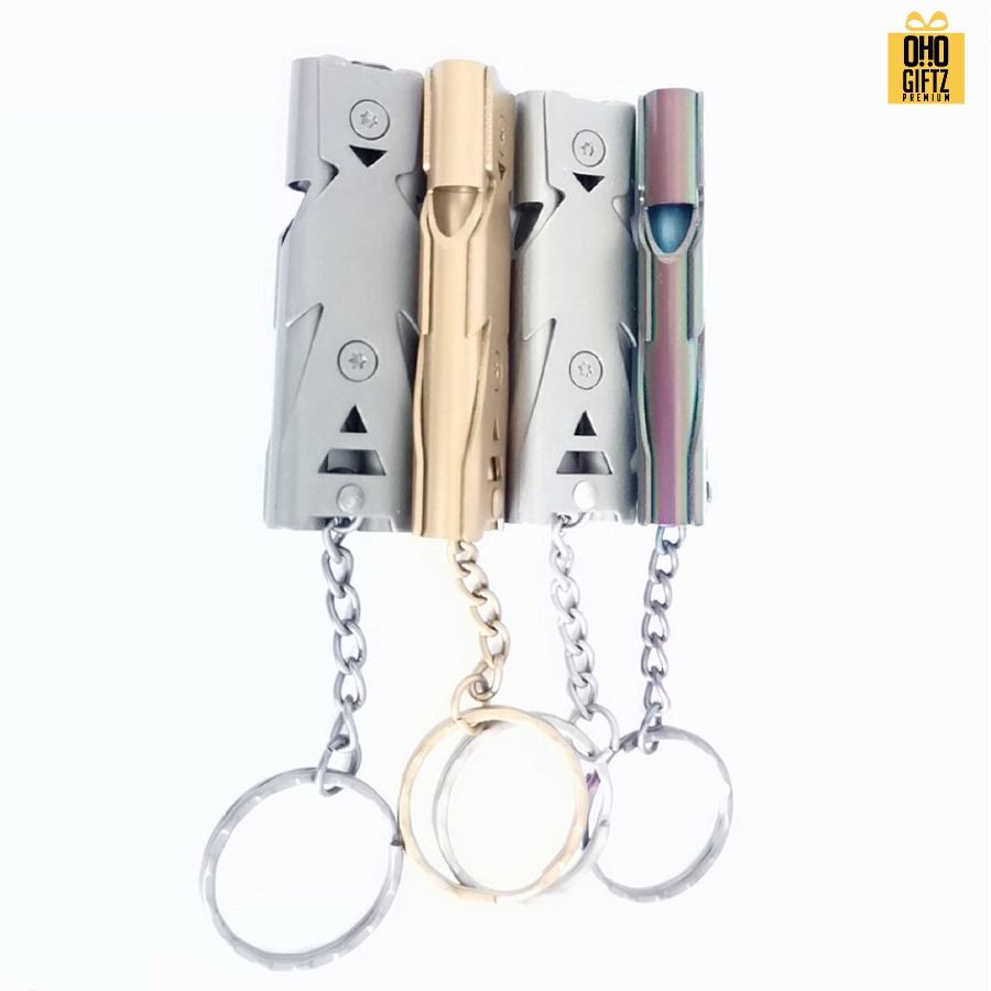 พวงกุญแจนกหวีดกู้ภัย เสียงดัง  สกรีนโลโก้ ทำเป็นของพรีเมี่ยม ของชำร่วยได้