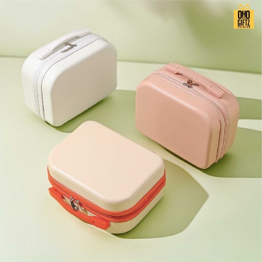 กระเป๋าเดินทางขนาดเล็กสไตล์เกาหลี 14 นิ้ว สกรีนชื่อ สกรีนโลโก้  ทำเป็นของพรีเมี่ยมได้