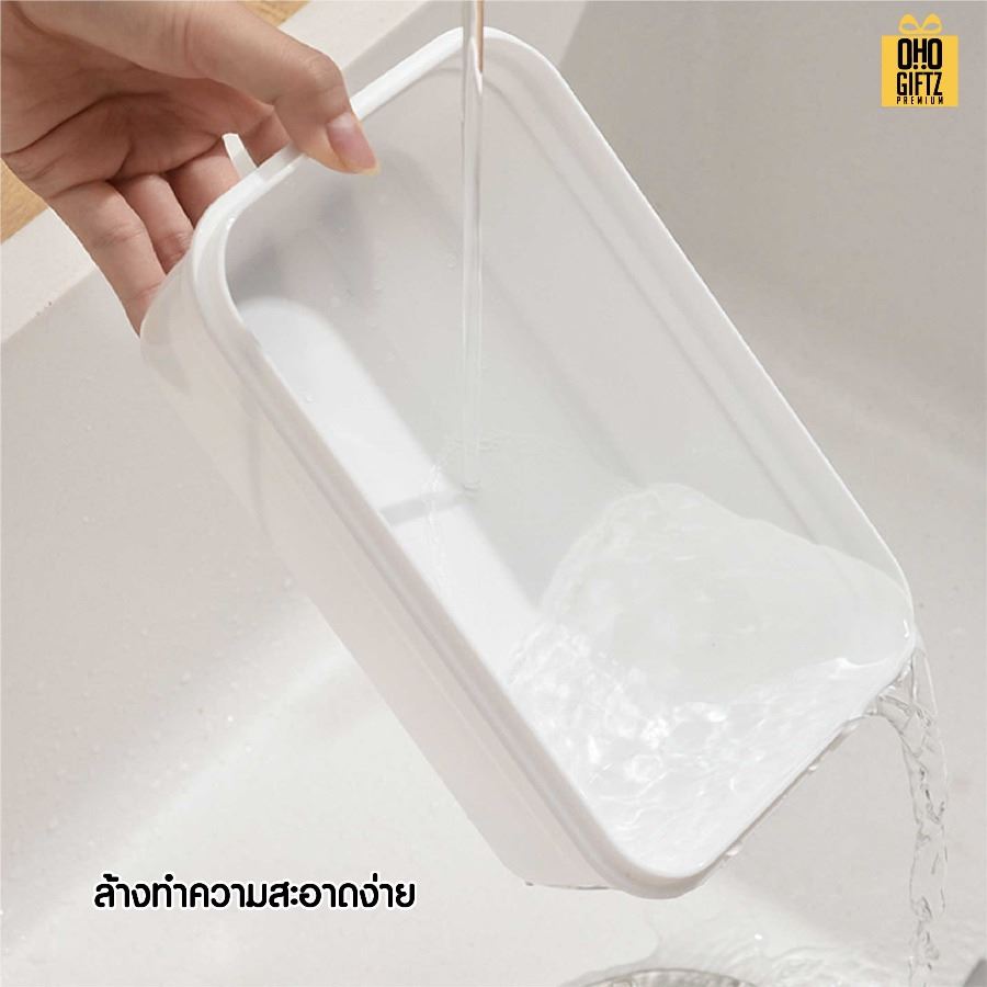 กล่องถนอมอาหาร สกรีนโลโก้ ทำเป็นของพรีเมี่ยมได้