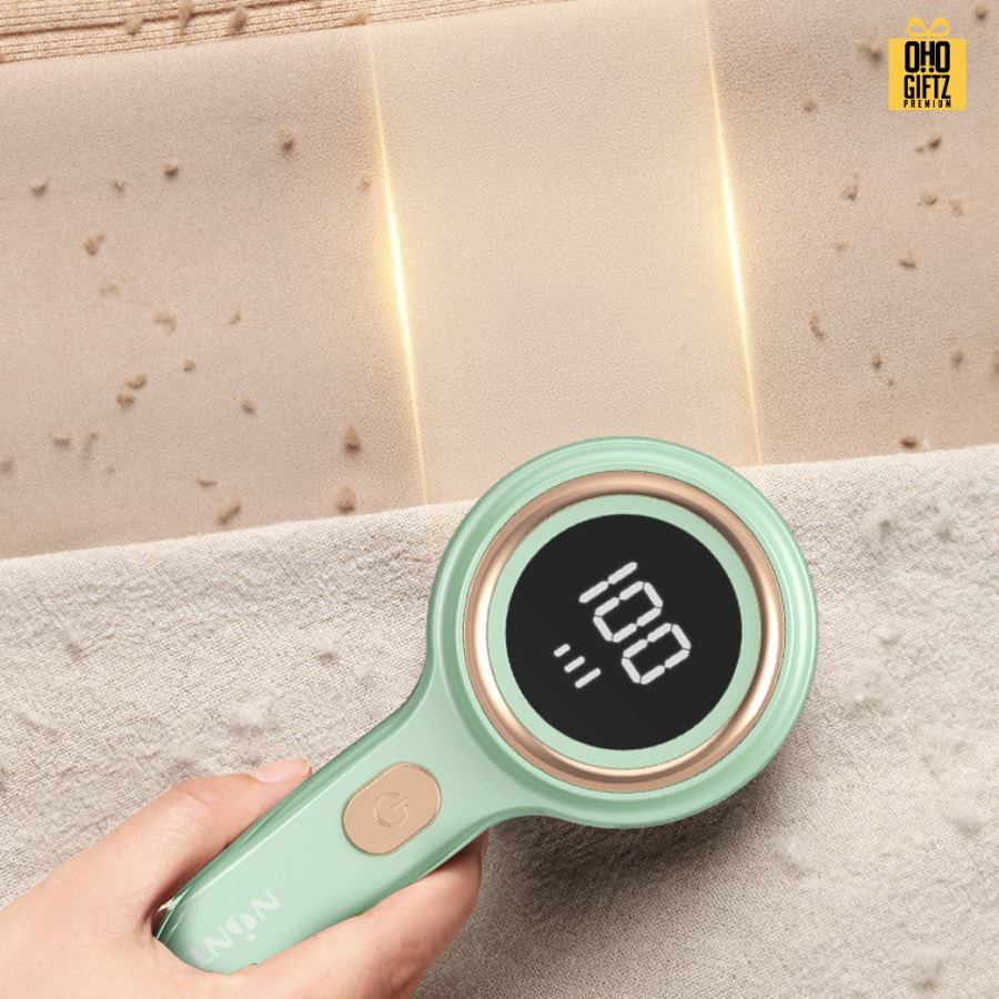 เครื่องกำจัดขุยผ้าไฟฟ้า ชาร์จได้ ปรับได้ 3 ระดับ สกรีนชื่อ สกรีนโลโก้ ทำเป็นของพรีเมี่ยมได้ 