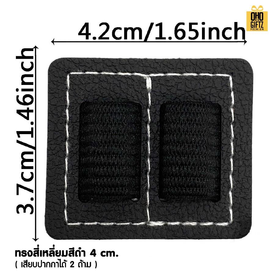 แผ่นหนัง PU ใส่ปากกาได้ สกรีนชื่อ สกรีนโลโก้ ทำเป็นของพรีเมี่ยมได้