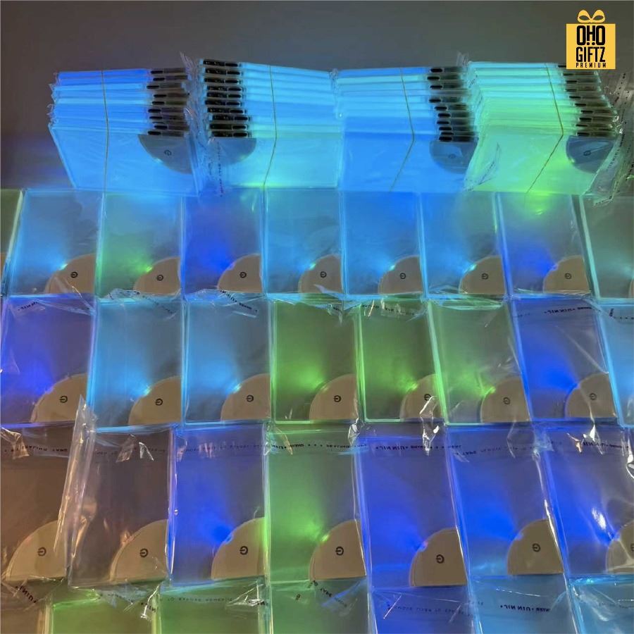 นามบัตรอะคริลิค ไฟ LED สกรีนโลโก้ ทำของพรีเมี่ยมได้